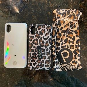 Two iPhone X Max loopy case